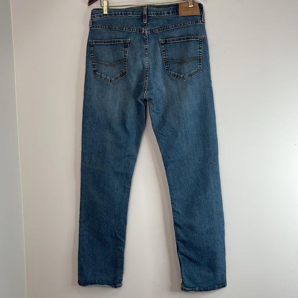 Signature Levi Strauss & Co Men’s S51 Straight Leg Jeans Medium Wash Denim 32 34 - Picture 7 of 10